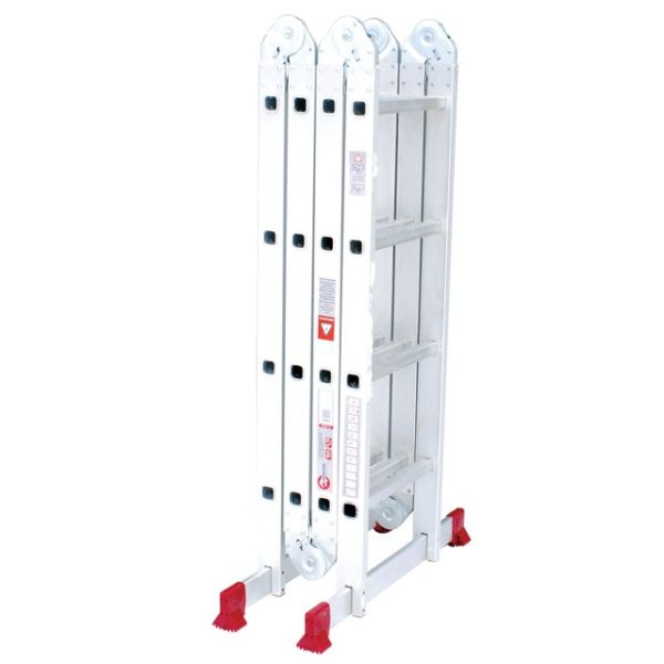 Драбина алюмінієва трансформер 4x4 сходи, 4.7м INTERTOOL LT-0029