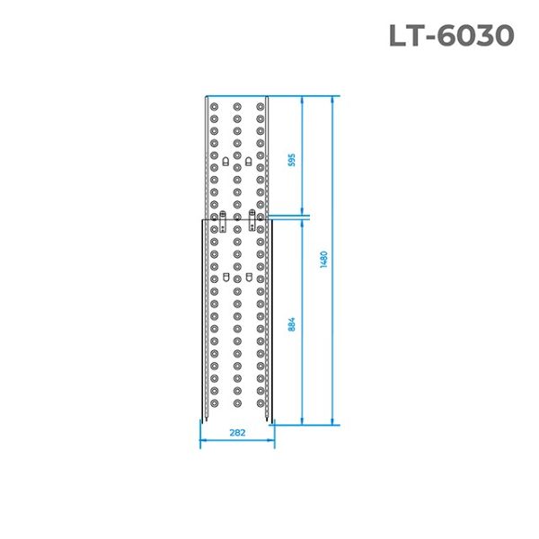 Робоча платформа до стрем'янок INTERTOOL LT-6030
