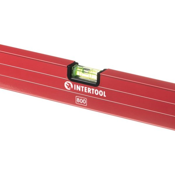 Рівень 80см, 3 вічка INTERTOOL MT-1108