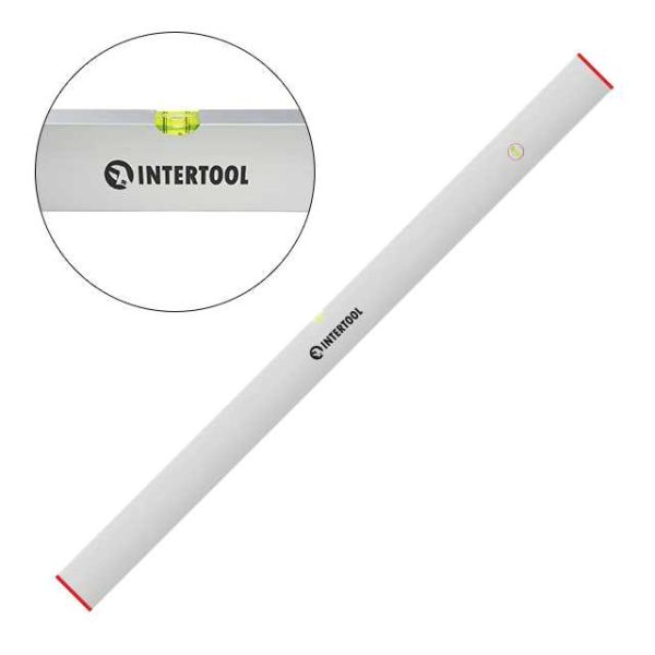 Правило-рівень 150 см, 2 капсули, вертикальний і горизонтальний INTERTOOL MT-2015