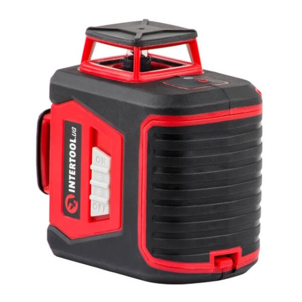Рівень лазерний 360 град, 3 лазерні головки INTERTOOL MT-3057