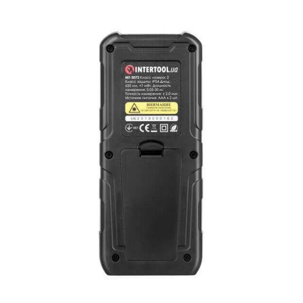Далекомір лазерний 30 м, відкидна ніжка INTERTOOL MT-3073