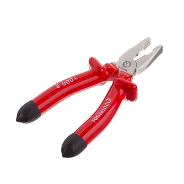 Плоскогубці 200мм 1000 В. INTERTOOL NT-0314