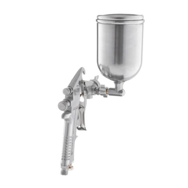 Фарбопульт пневматичний HP, форсунка 1.5мм, верхній металевий бачок 400мл, 5бар INTERTOOL PT-0202