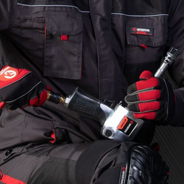 Гайковерт пневматичний, 1/2", 576 Нм., професійний, 7500 об/хв. INTERTOOL PT-1103