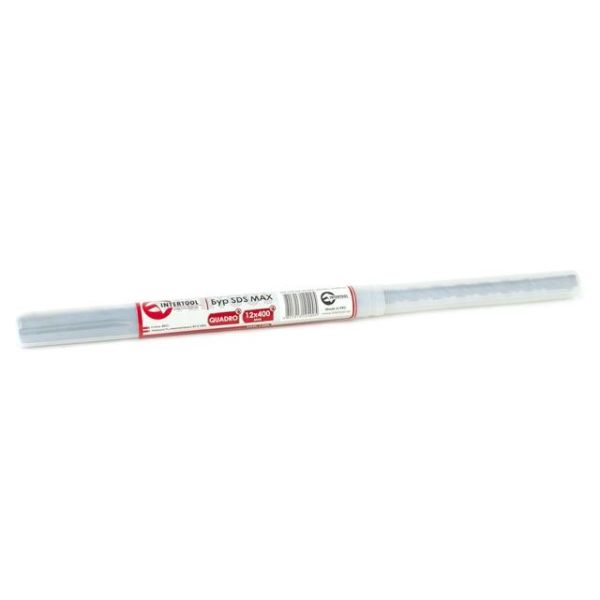Бур SDS MAX, QUADRO, 12x400мм INTERTOOL SDM-1240