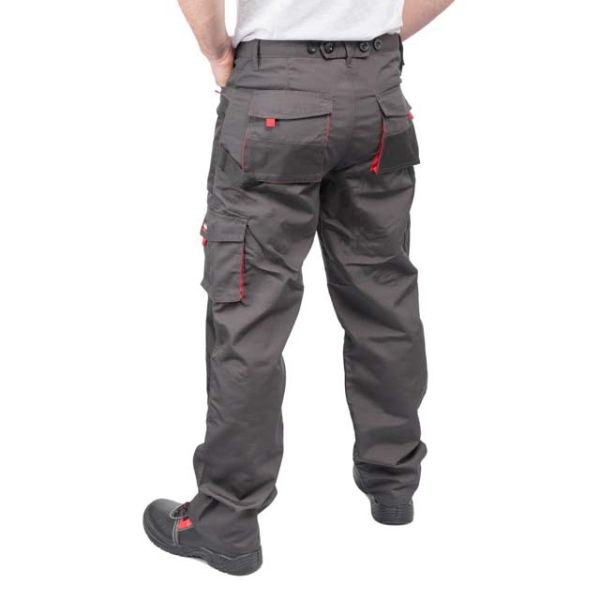 Брюки робочі 80% поліестер, 20% бавовна, щільність 260 г / м2, XXXL INTERTOOL SP-3016