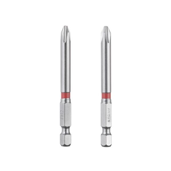 Комплект отверточних насадок PH2 1/4 "* 70мм, S2, уп. 2 од., STORM INTERTOOL VT-0223