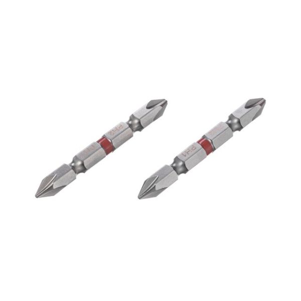 Комплект отверточних насадок PH2 / PH1 1/4 "* 60мм, S2, уп. 2 од., STORM INTERTOOL VT-0230