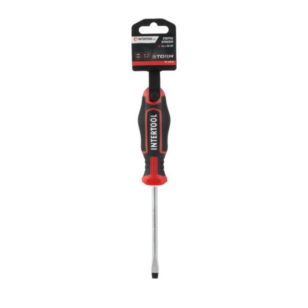 Викрутка SL6.0 * 100 мм, S2, STORM INTERTOOL VT-3410