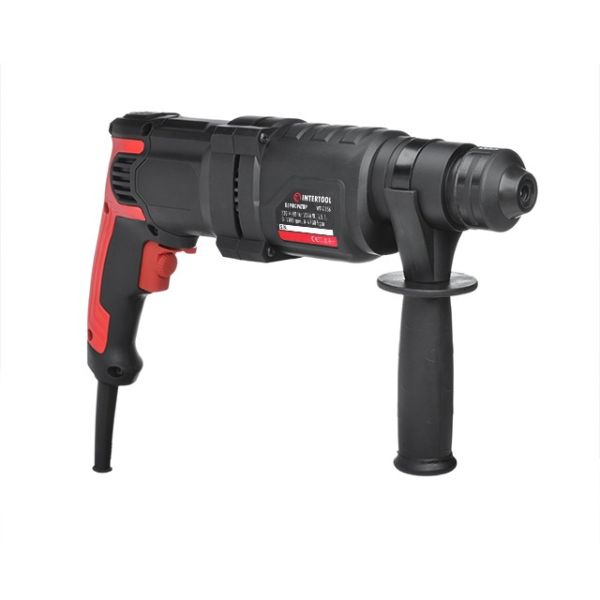 Перфоратор 1000 Вт, 3.5 Дж, 0-1100 об/хв, 0-4700 уд/хв, 3 режими, SDS plus INTERTOOL WT-0156