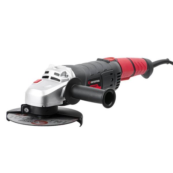 Шліфмашина кутова 1800 Вт, діаметр круга 180 мм, 8000 об/хв, плавний пуск INTERTOOL WT-0227