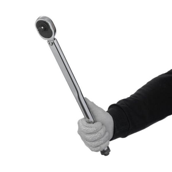 Ключ динамометричний 1/2" перехідник 1/2x3/8, подовжувач 125мм 1/2 28-210NM INTERTOOL XT-9007