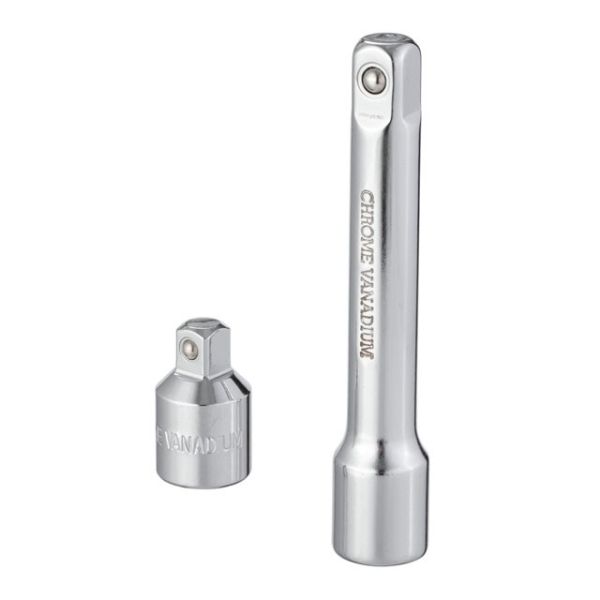 Ключ динамометричний 1/2" перехідник 1/2x3/8, подовжувач 125мм 1/2 28-210NM INTERTOOL XT-9007