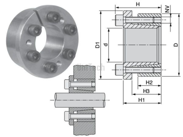 Зажим KLAB050 50x80