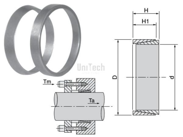 Зажим KLNN035 35x40