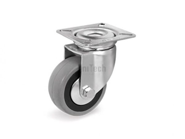 Колесо 37 (d=80) с поворотным кронштейном, подшипник скольжения