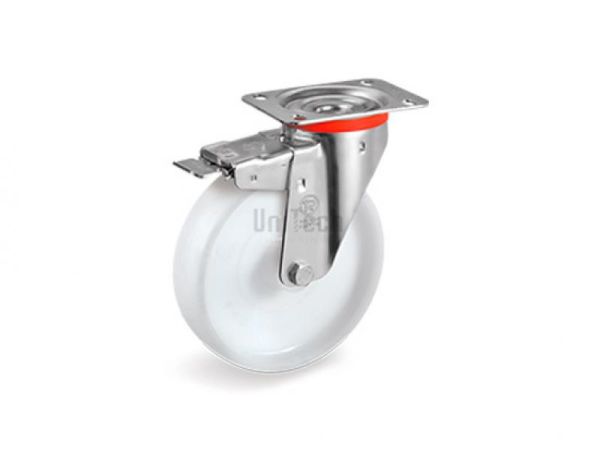 Колесо 68 (d=200 H=235) с поворотным кронштейном, передний тормоз, подшипник скольжения AVO