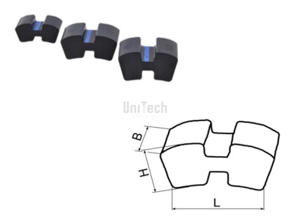 Муфта H-flex 125B упругий элемент 6 шт/компл.