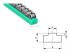 Направляющая для цепей 10B T-профиль пластик 20x15 Murtfeldt
