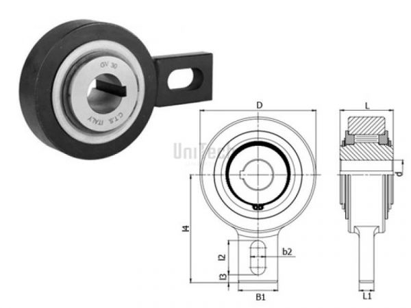Муфта обгонная GV40 (AV40) CTS