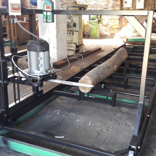 Пилорама шинна (ланцюгова) електрична