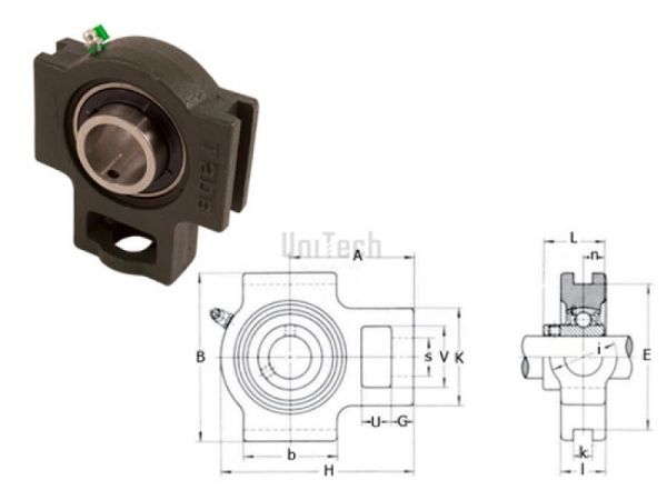 Подшипниковый узел UCT 208