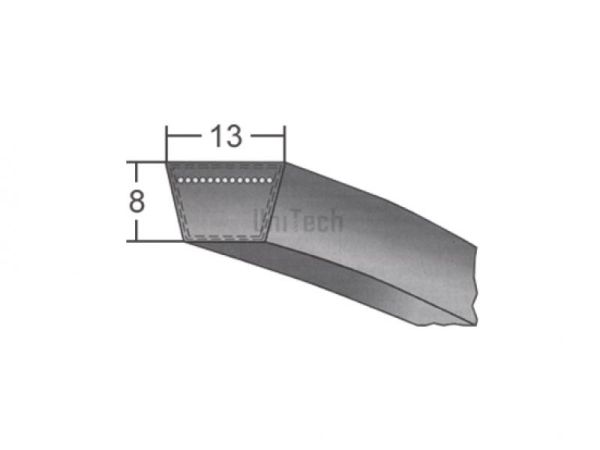 Ремень клиновой 13/A  630 Ld 650 La 600 Li (23,5'') Rubena