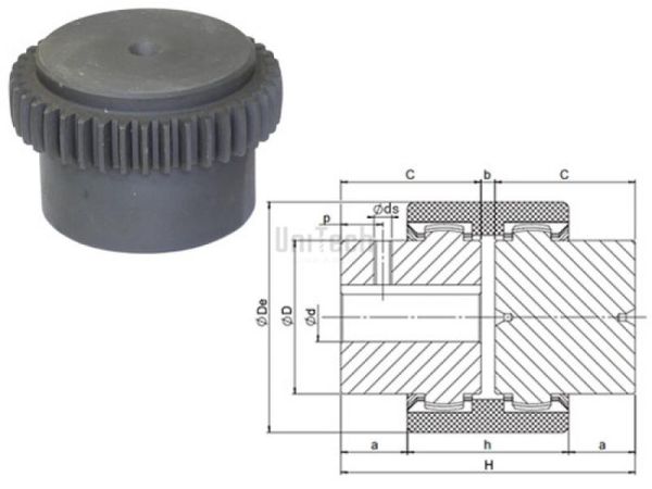 Муфта Sitex 28 половинка D=11-28