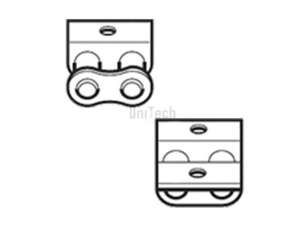 Цепь с креплением  08B-1 WA-1/WK-1 Ушко