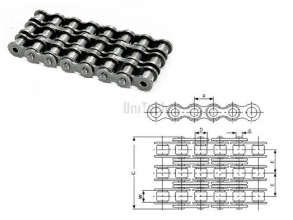 19,05 12A-3 Цепь L=5,0м (ЗПР-19,05-96; 60-3) Vision