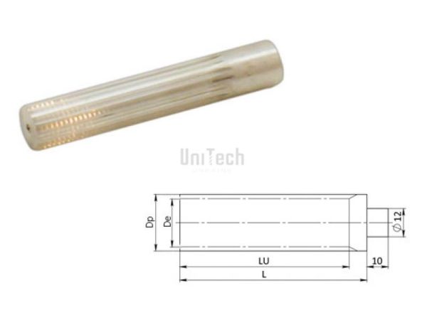 Шкив зубчатый HTD-3M Z=024/165 заготовка алюминий